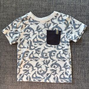 Fierce Frank Shark Pocket T-Shirt 2T 🦈 Toddler Graphic Tee